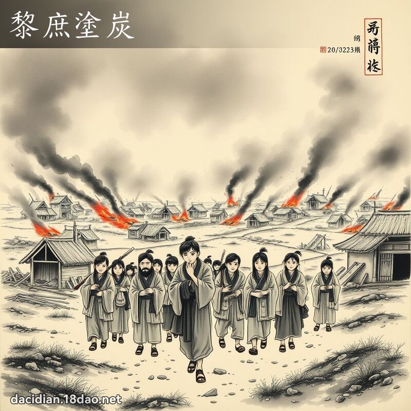 黎庶塗炭 配图