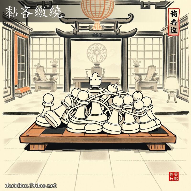 黏吝繳繞 配图