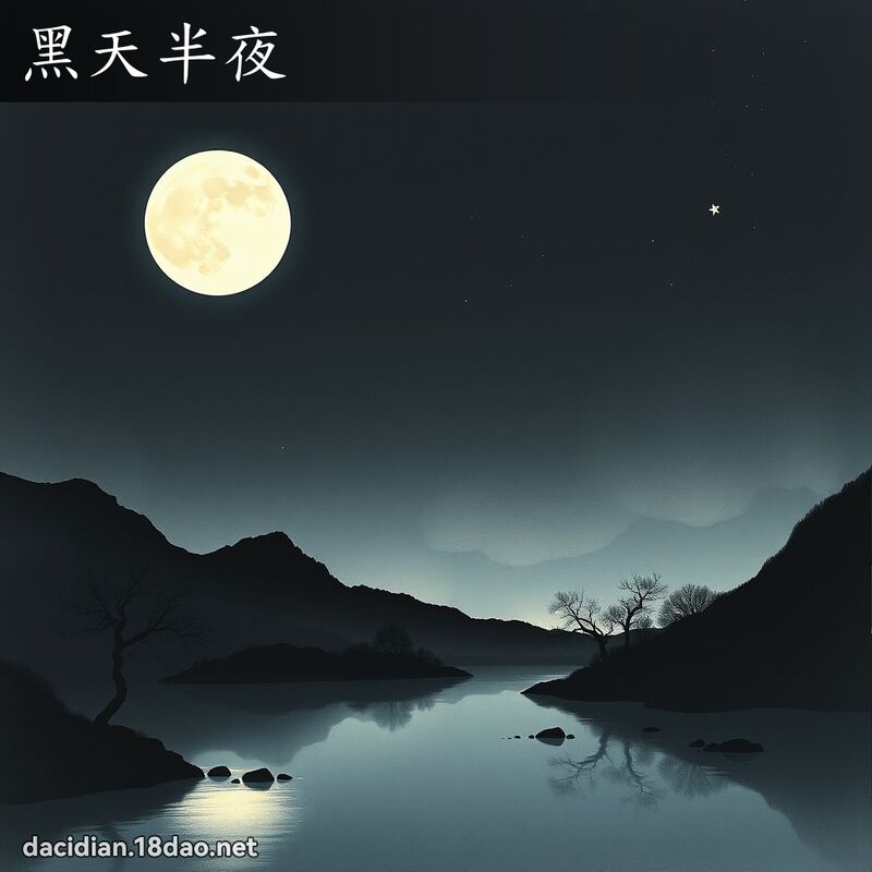 黑天半夜 配图