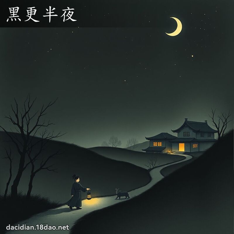 黑更半夜 配图
