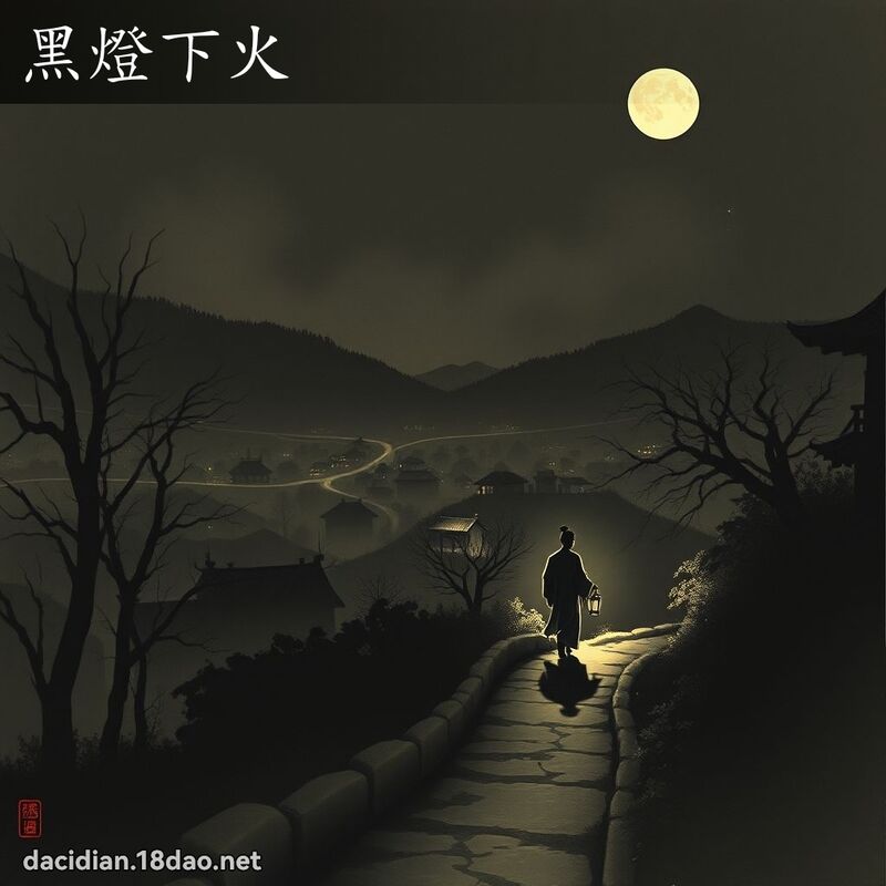 黑燈下火 配图