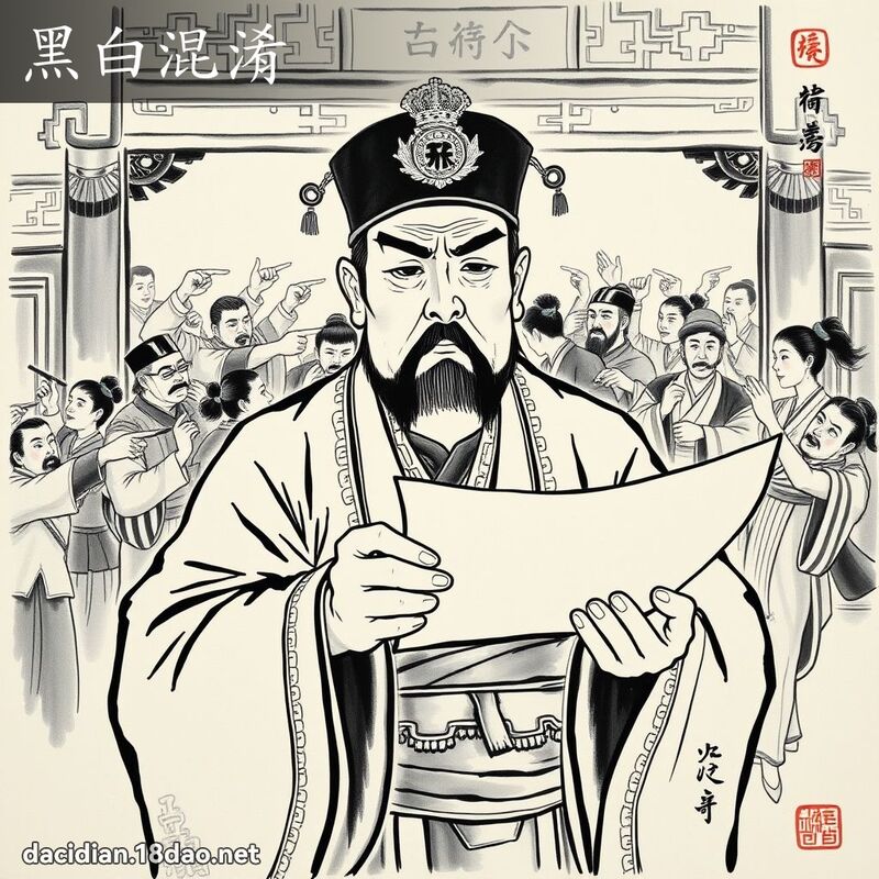 黑白混淆 配图