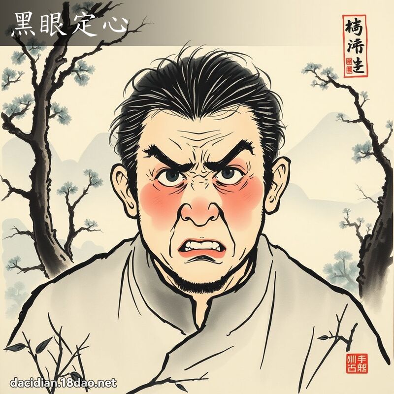 黑眼定心 配图