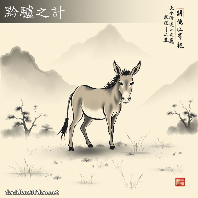 黔驢之計 配图