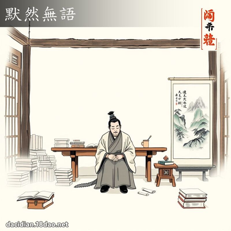 默然無語 配图