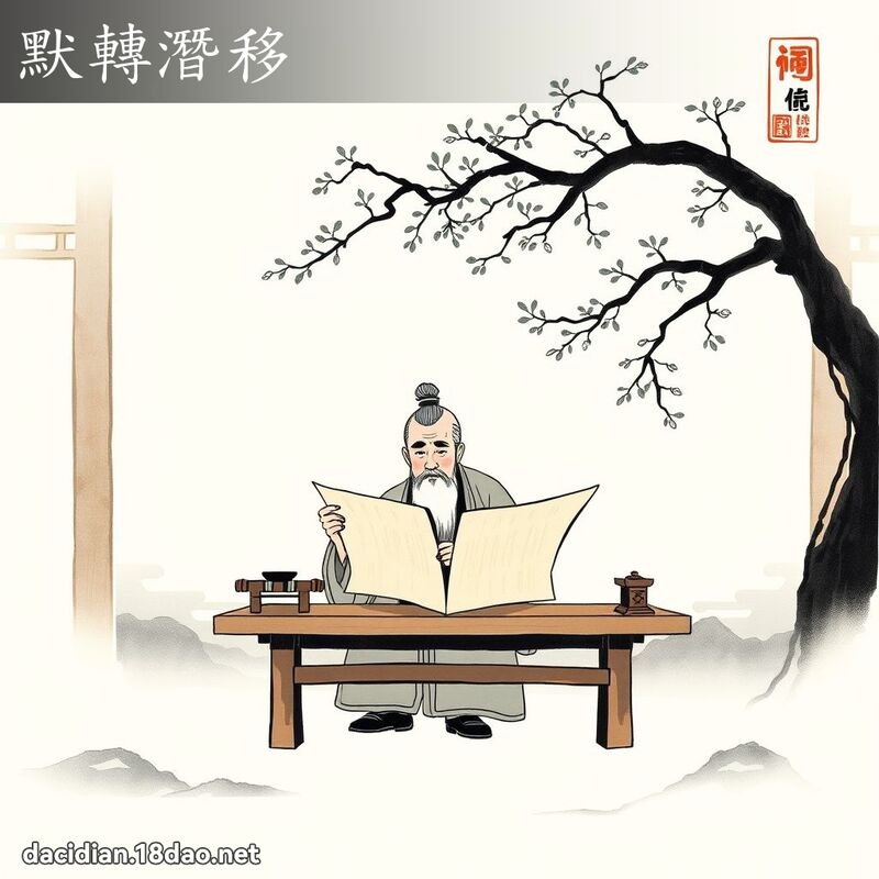 默轉潛移 配图