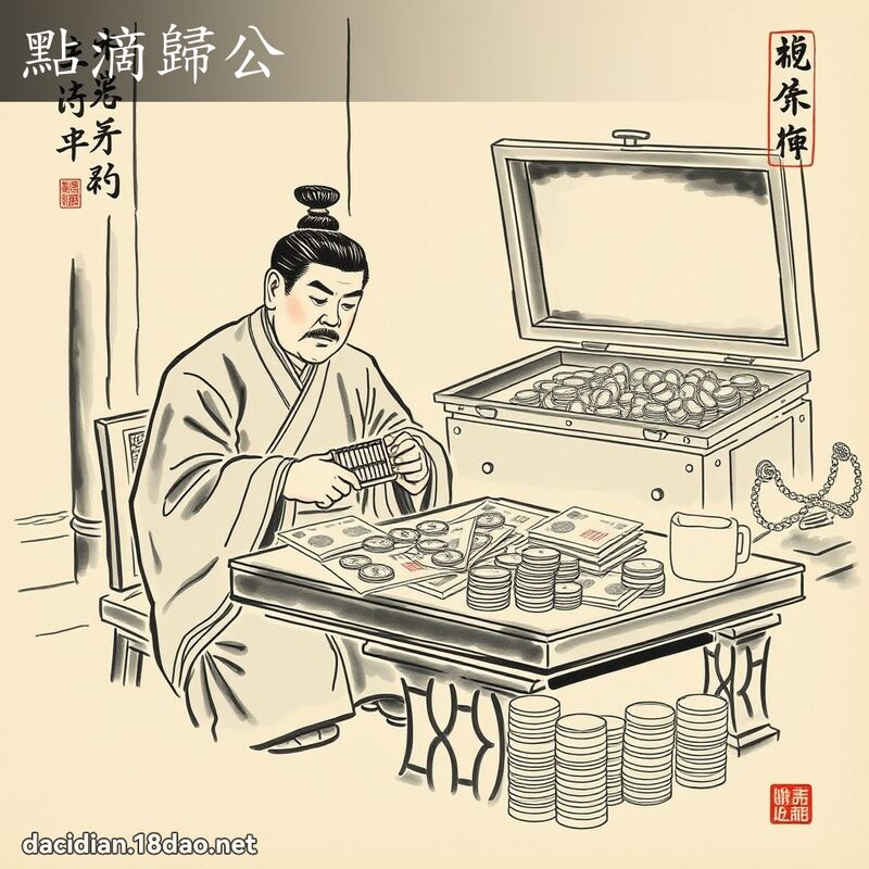 點滴歸公 配图