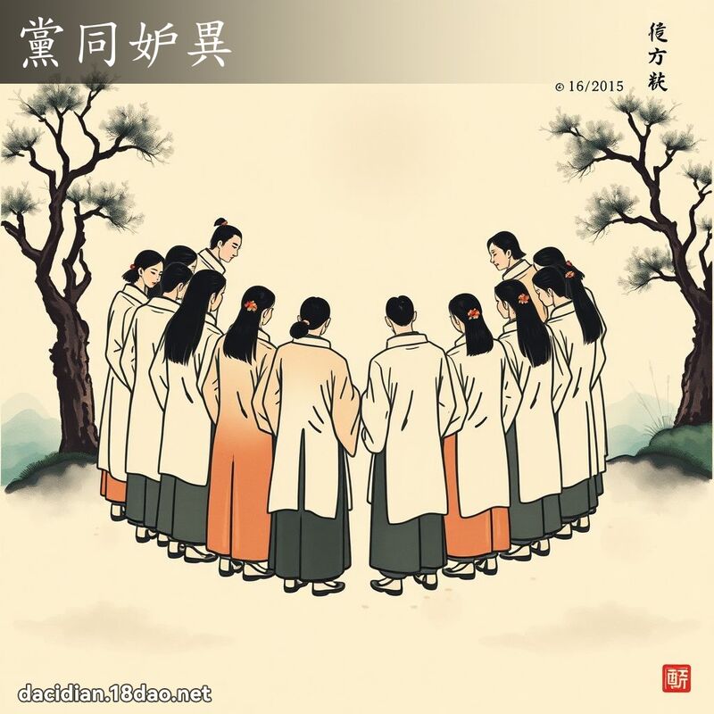 党同妒异 配图