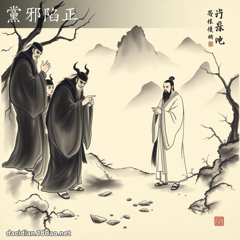 党邪陷正 配图