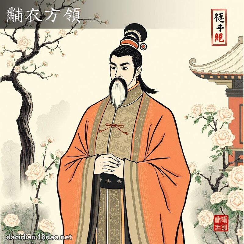 黼衣方领 配图