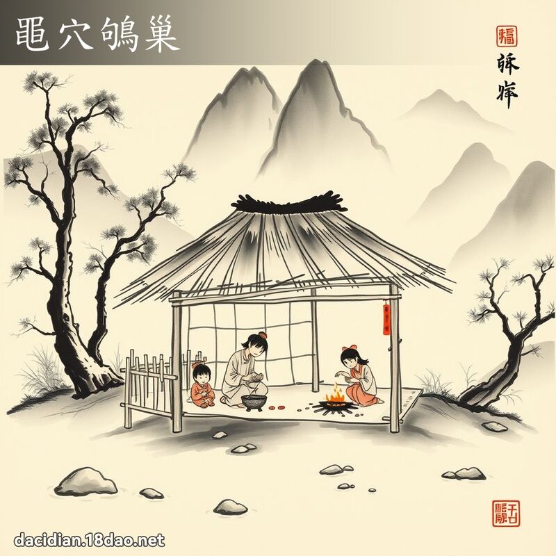 黽穴鴝巢 配图