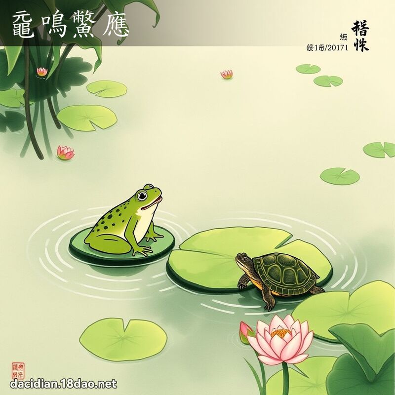 黿鸣鱉应 配图