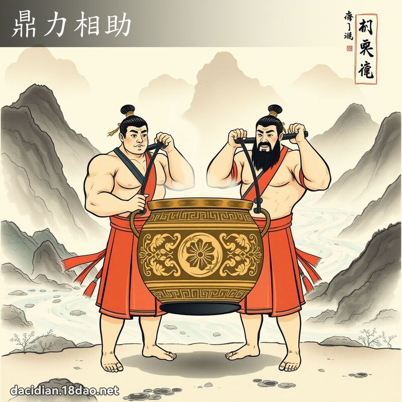 鼎力相助 配图