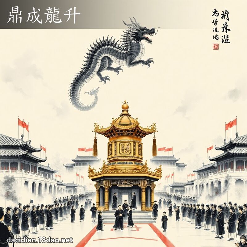 鼎成龙升 配图