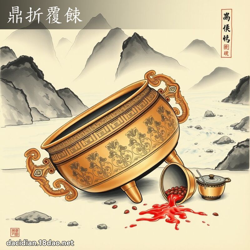 鼎折覆餗 配图
