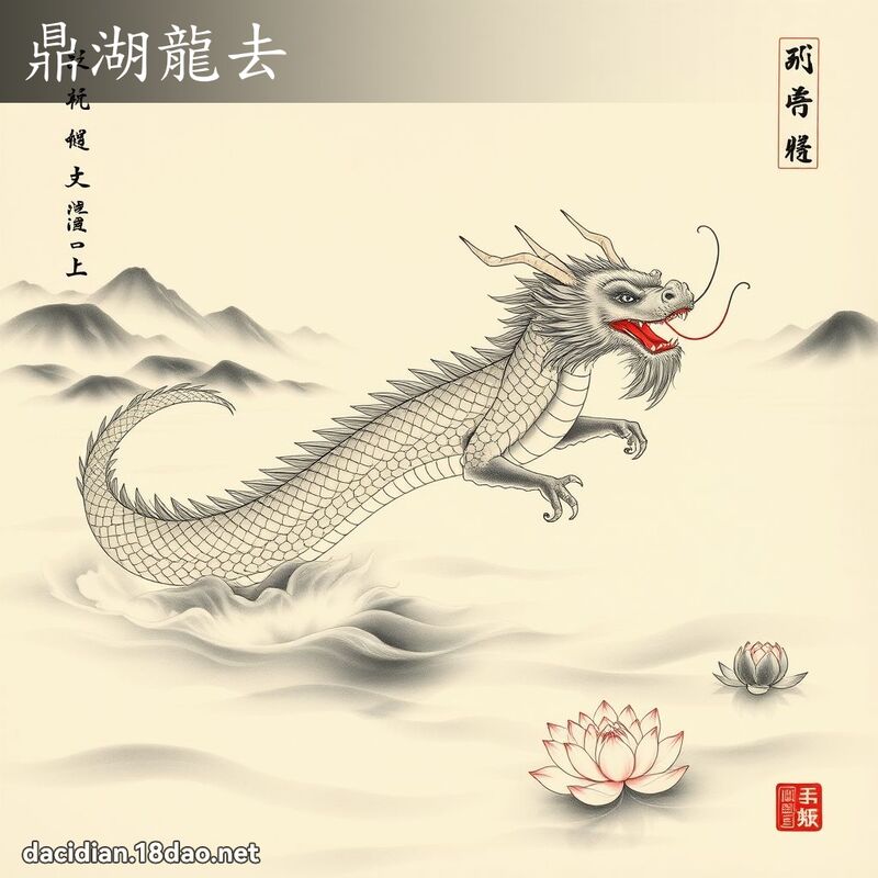 鼎湖龙去 配图