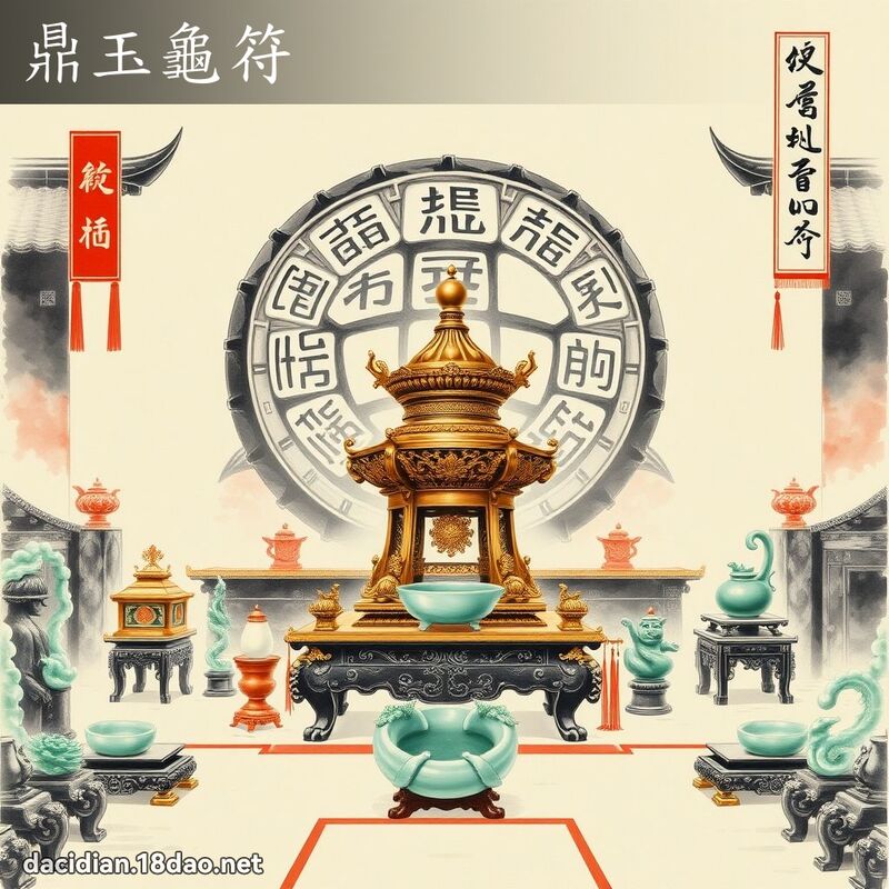 鼎玉龟符 配图