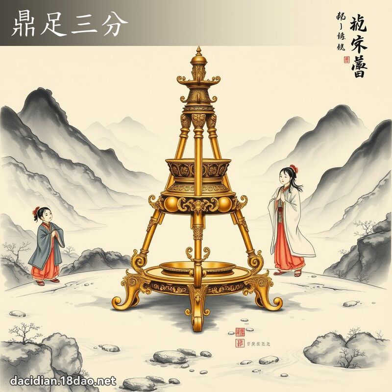 鼎足三分 配图