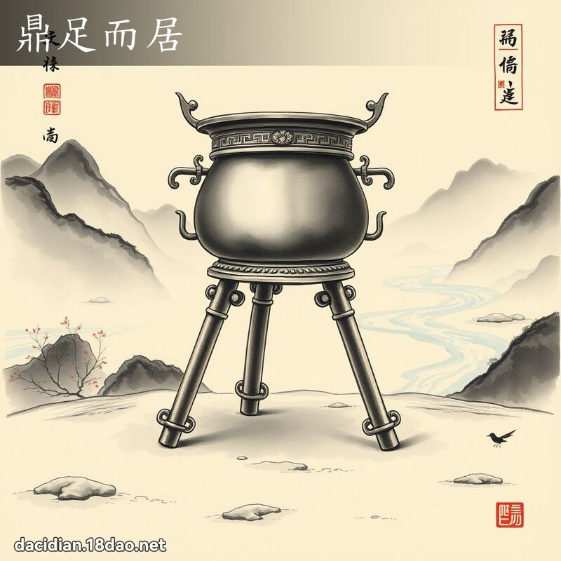 鼎足而居 配图