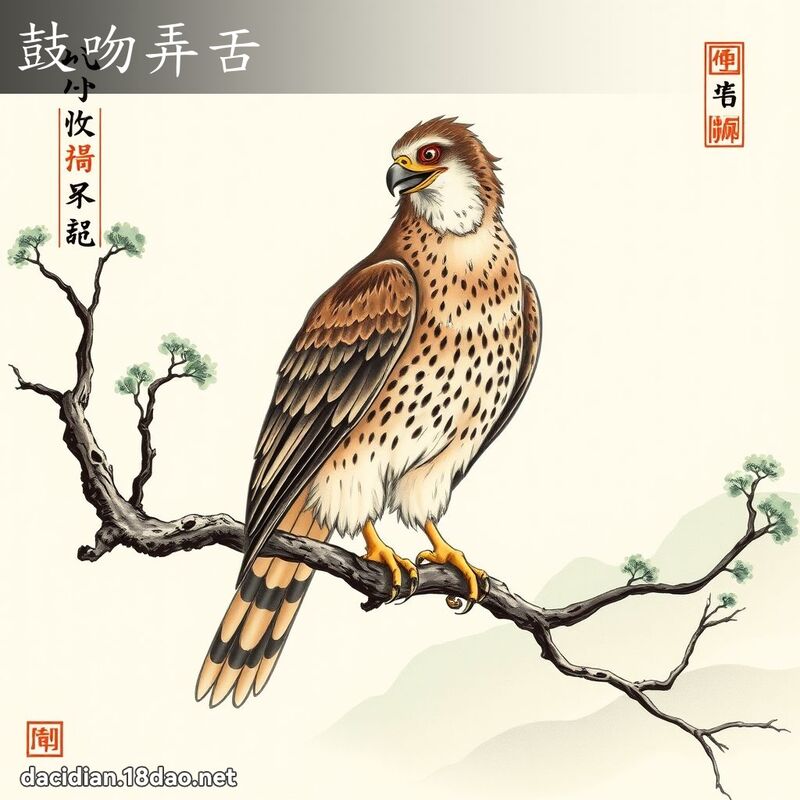 鼓吻弄舌 配图