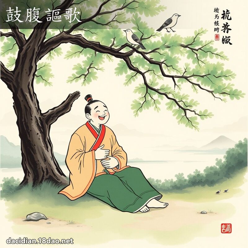 鼓腹謳歌 配图