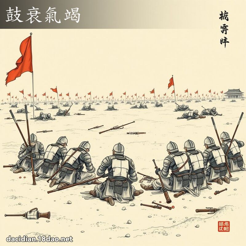 鼓衰氣竭 配图
