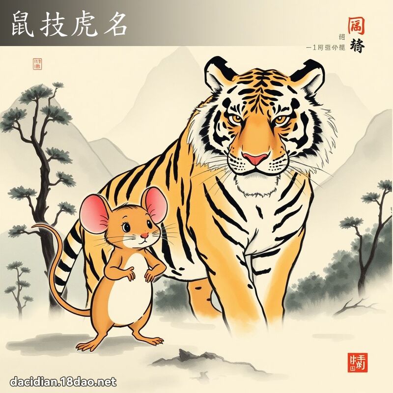 鼠技虎名 配图