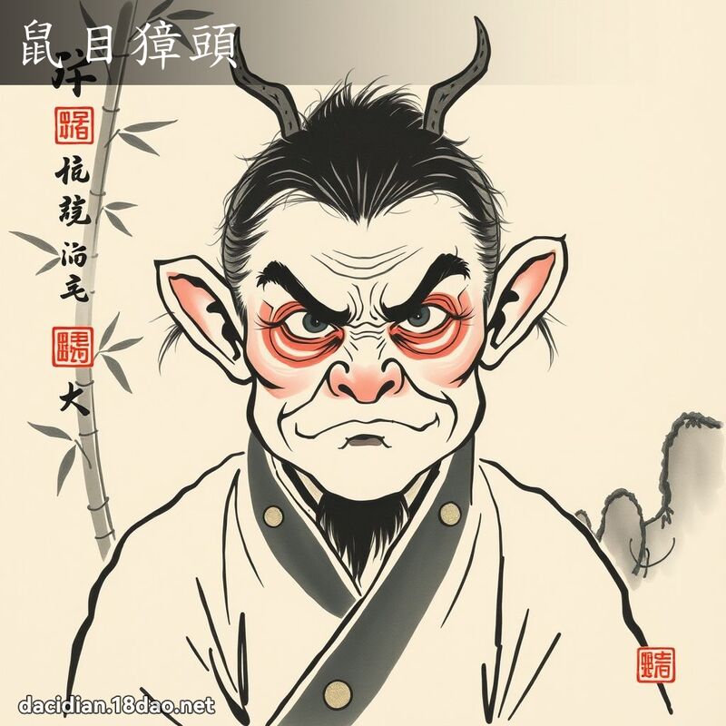 鼠目獐頭 配图