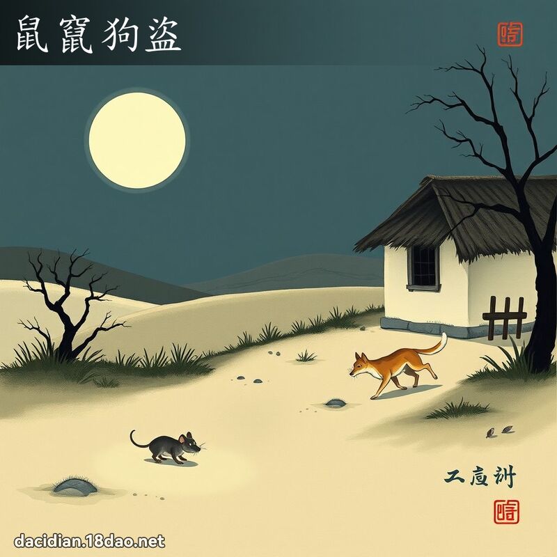 鼠竄狗盜 配图