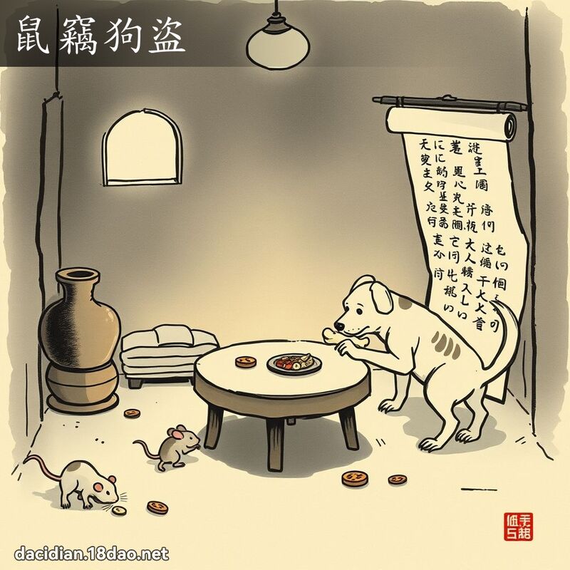 鼠竊狗盜 配图