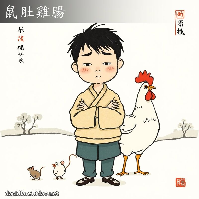 鼠肚雞腸 配图
