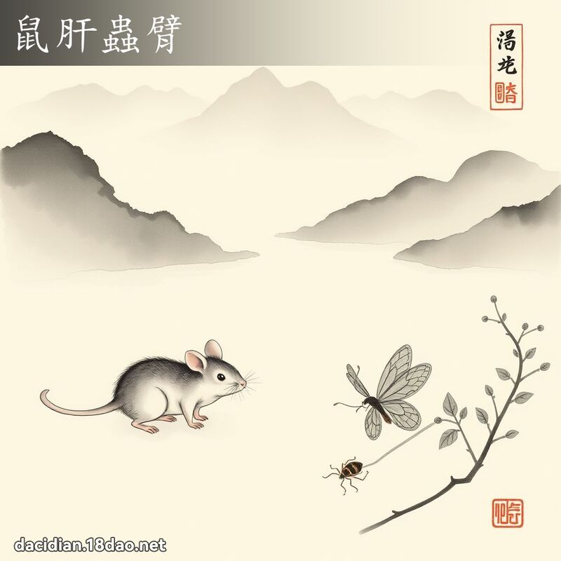 鼠肝蟲臂 配图