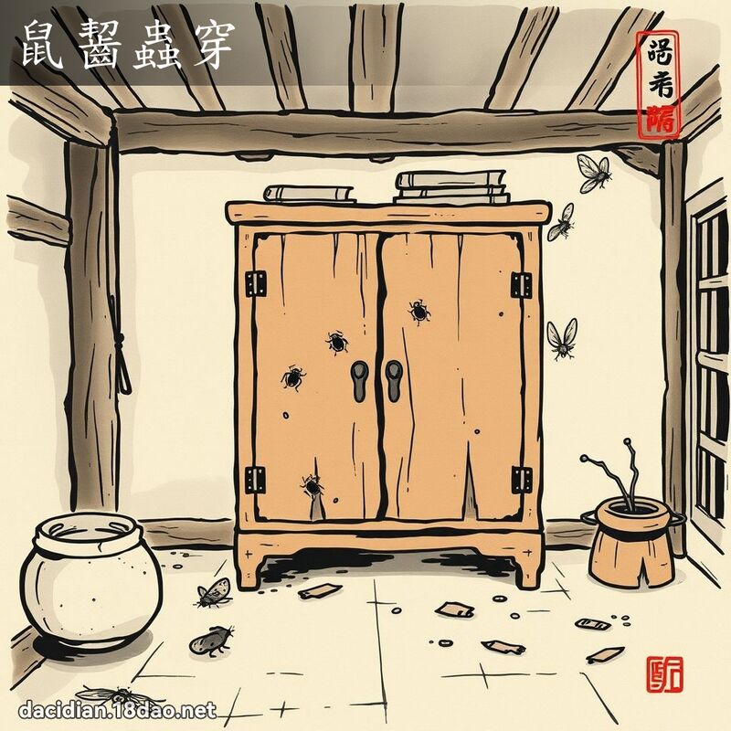 鼠齧蟲穿 配图