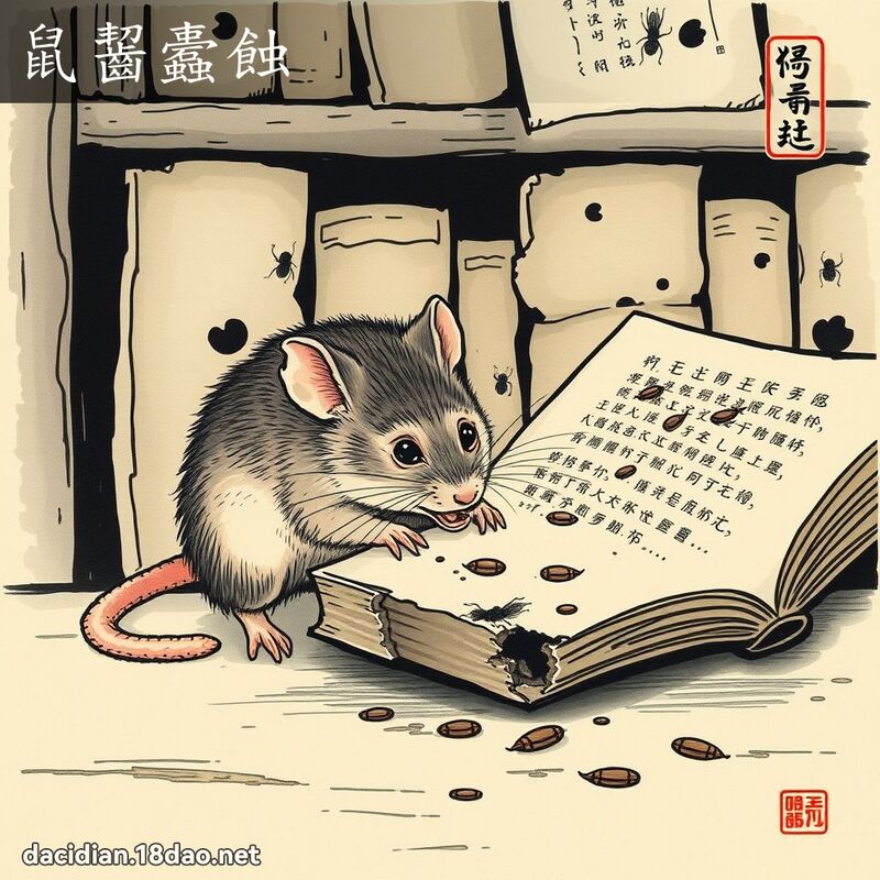 鼠齧蠹蝕 配图