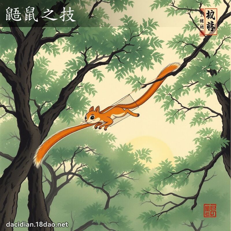 鼯鼠之技 配图