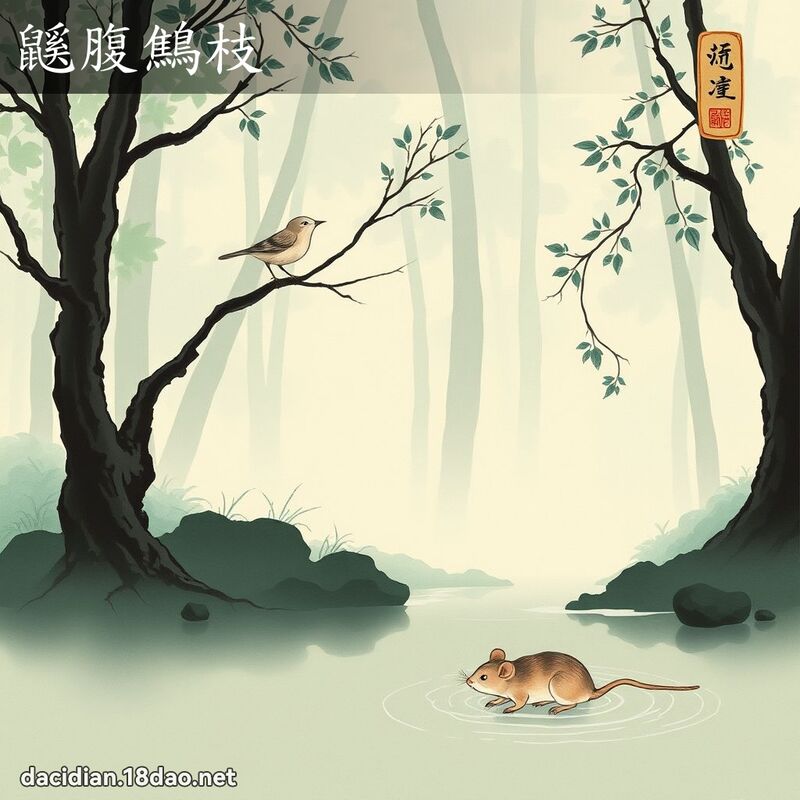 鼷腹鷦枝 配图