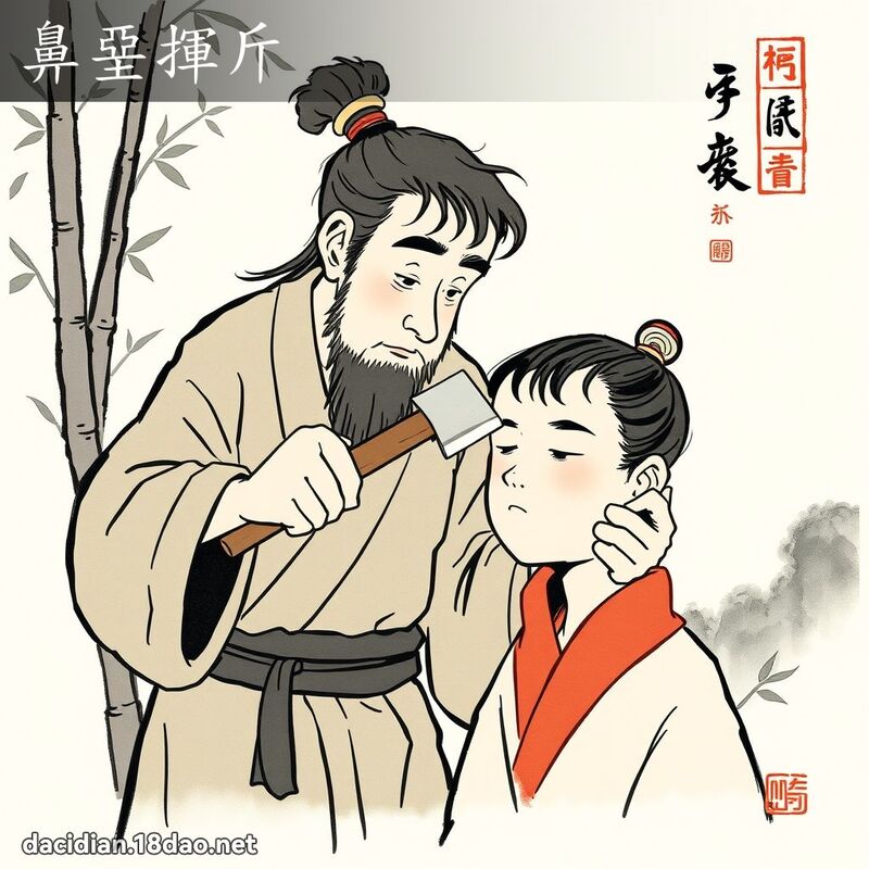 鼻堊揮斤 配图