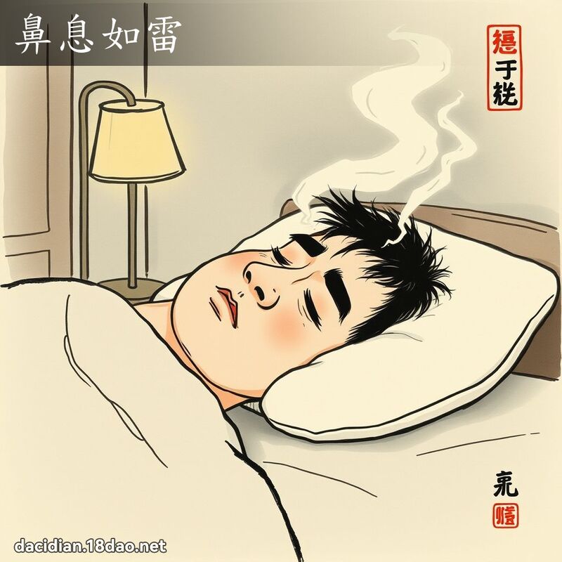 鼻息如雷 配图
