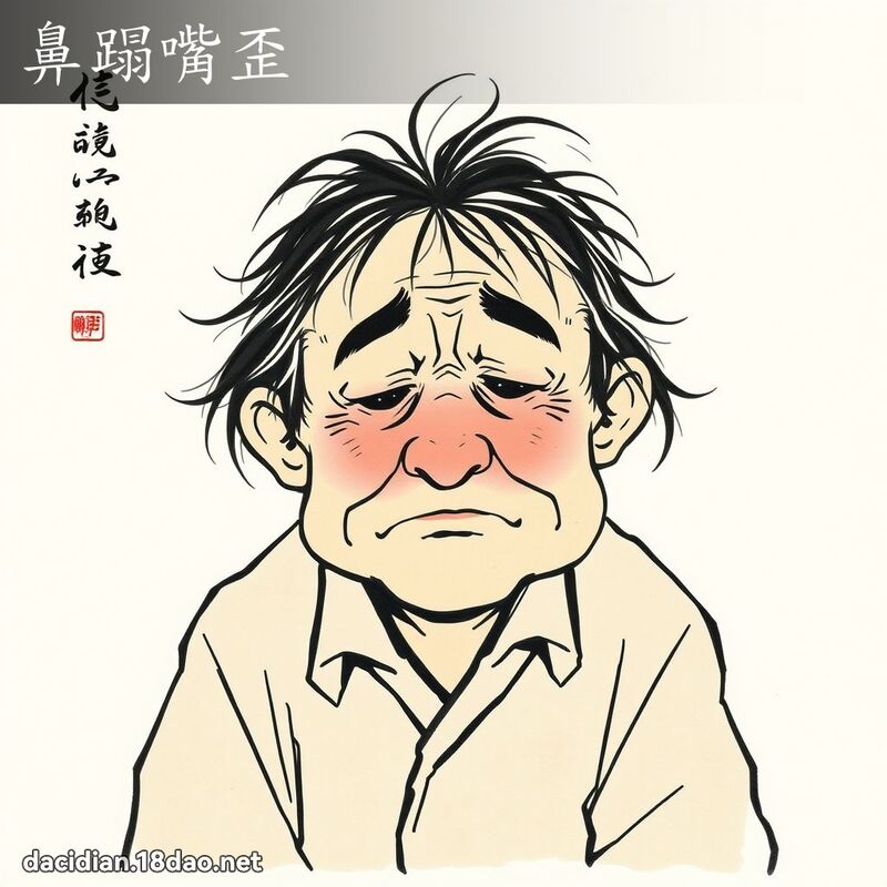 鼻蹋嘴歪 配图