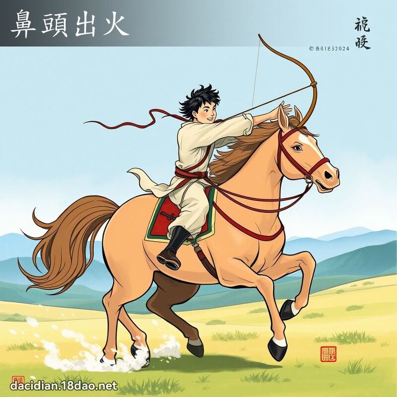 鼻頭出火 配图