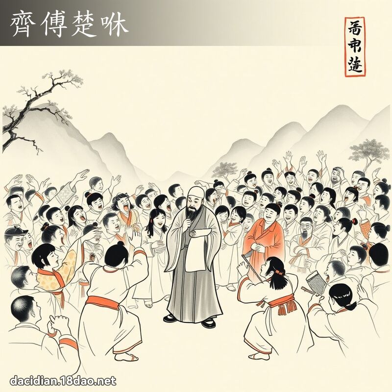 齊傅楚咻 配图