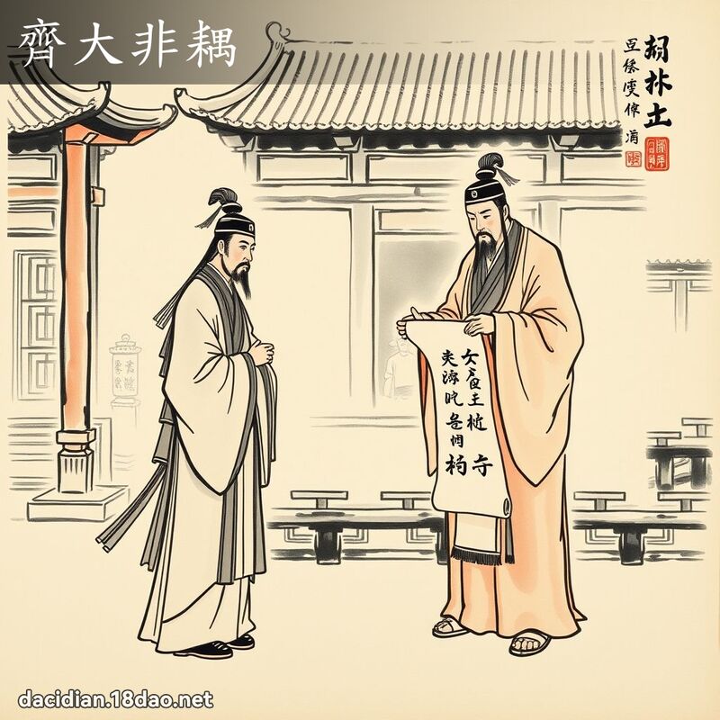 齊大非耦 配图