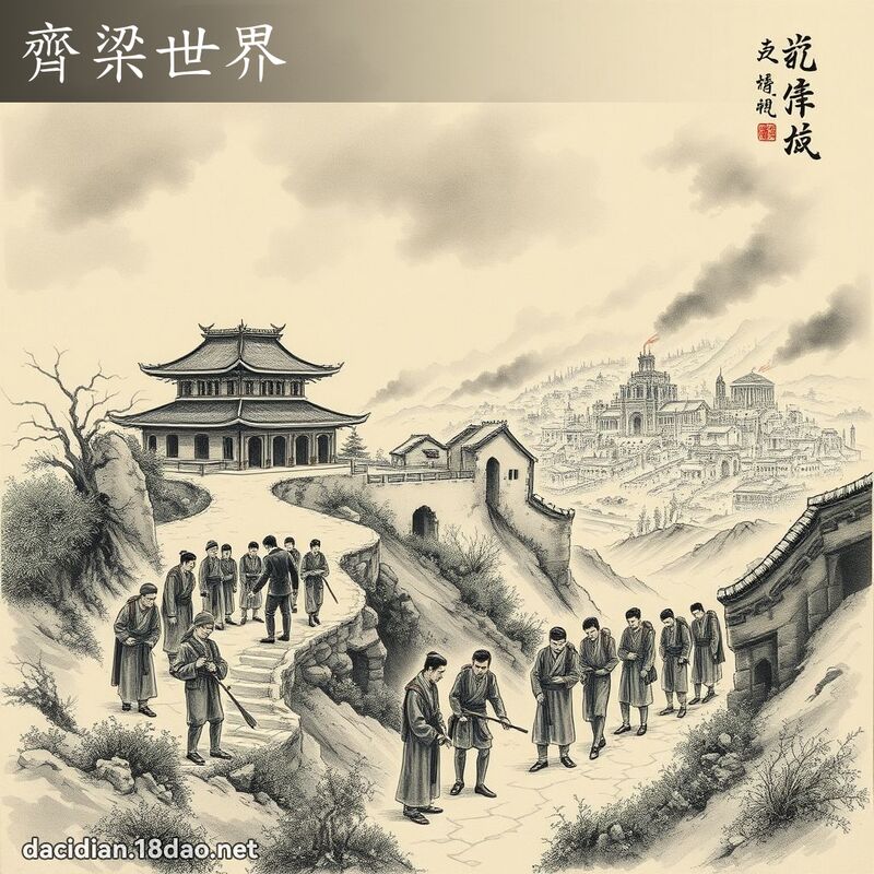 齊梁世界 配图
