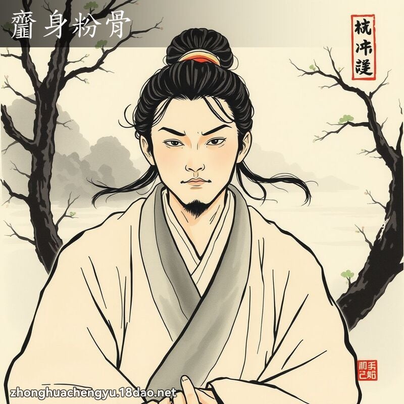 齏身粉骨 - 中華成語配圖