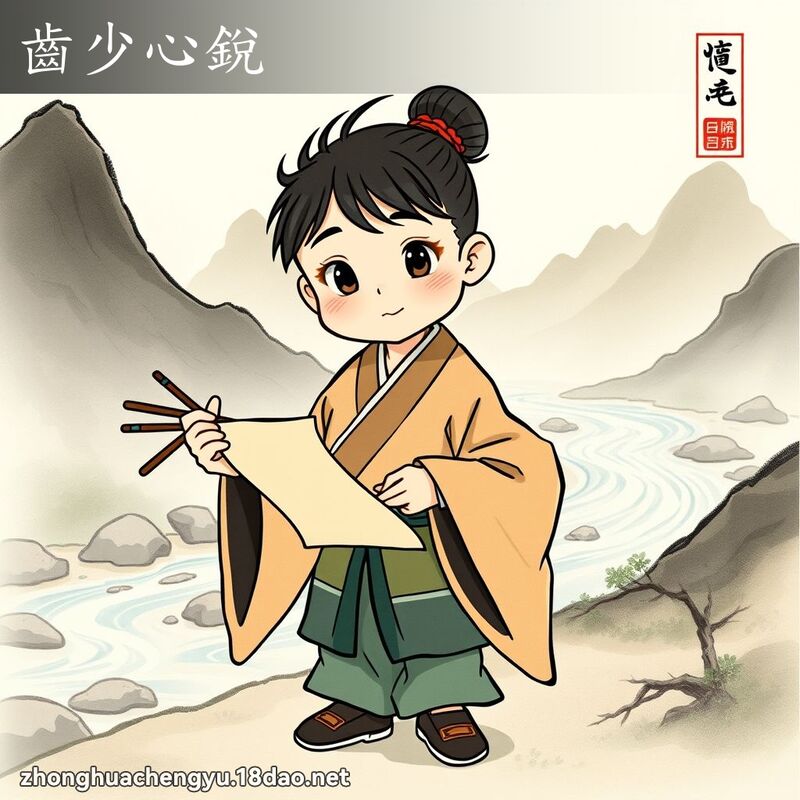 齒少心銳 - 中華成語配圖
