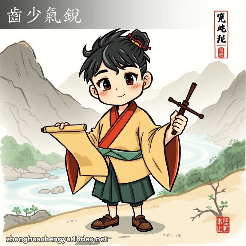 齒少氣銳 - 中華成語配圖