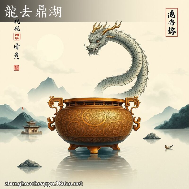 龙去鼎湖 - 中华成语配图