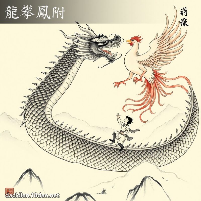 龍攀鳳附 配图