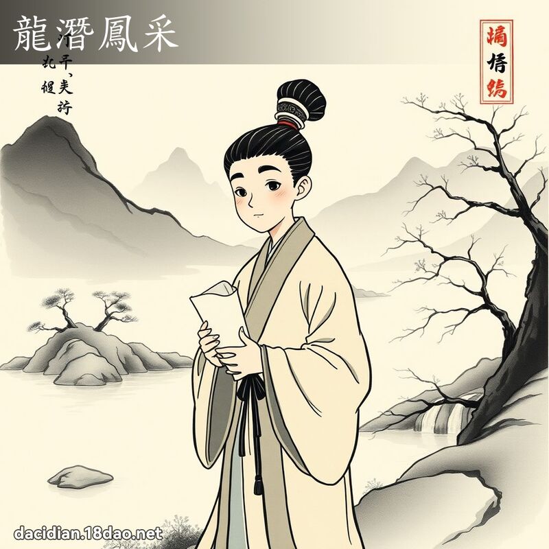 龍潛鳳采 配图