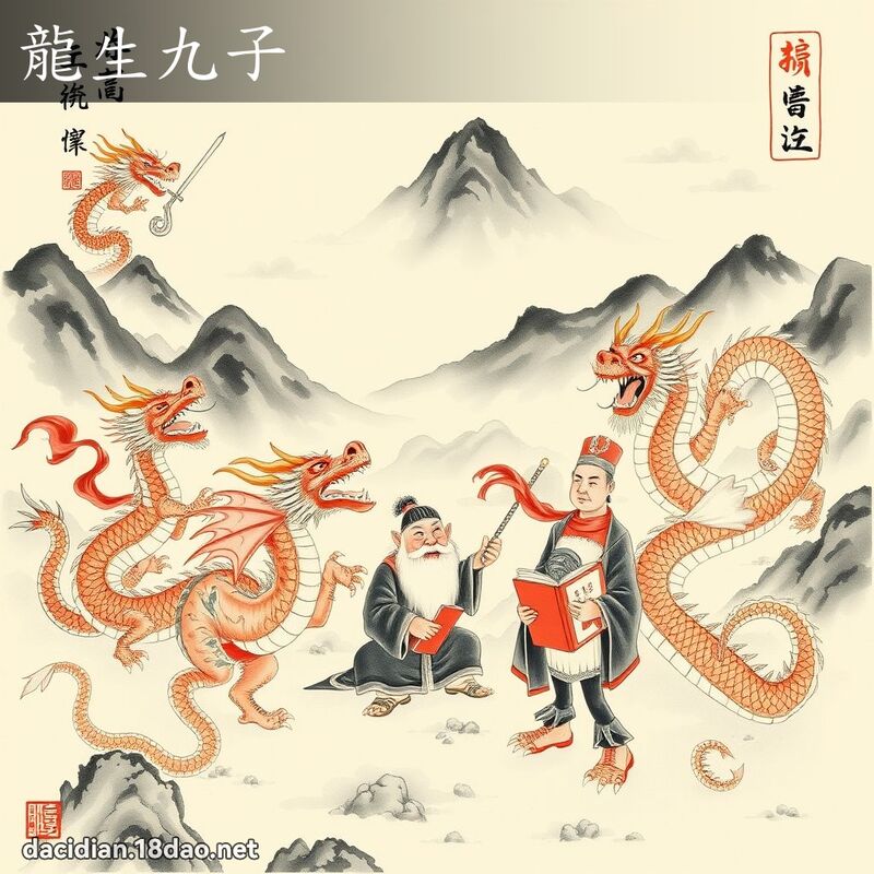 龍生九子 配图